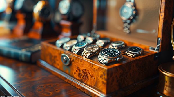 Boîte à montre : conseils d'entretien du produit