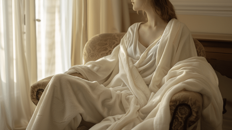 Peignoir haut de gamme en coton : confort et durabilité